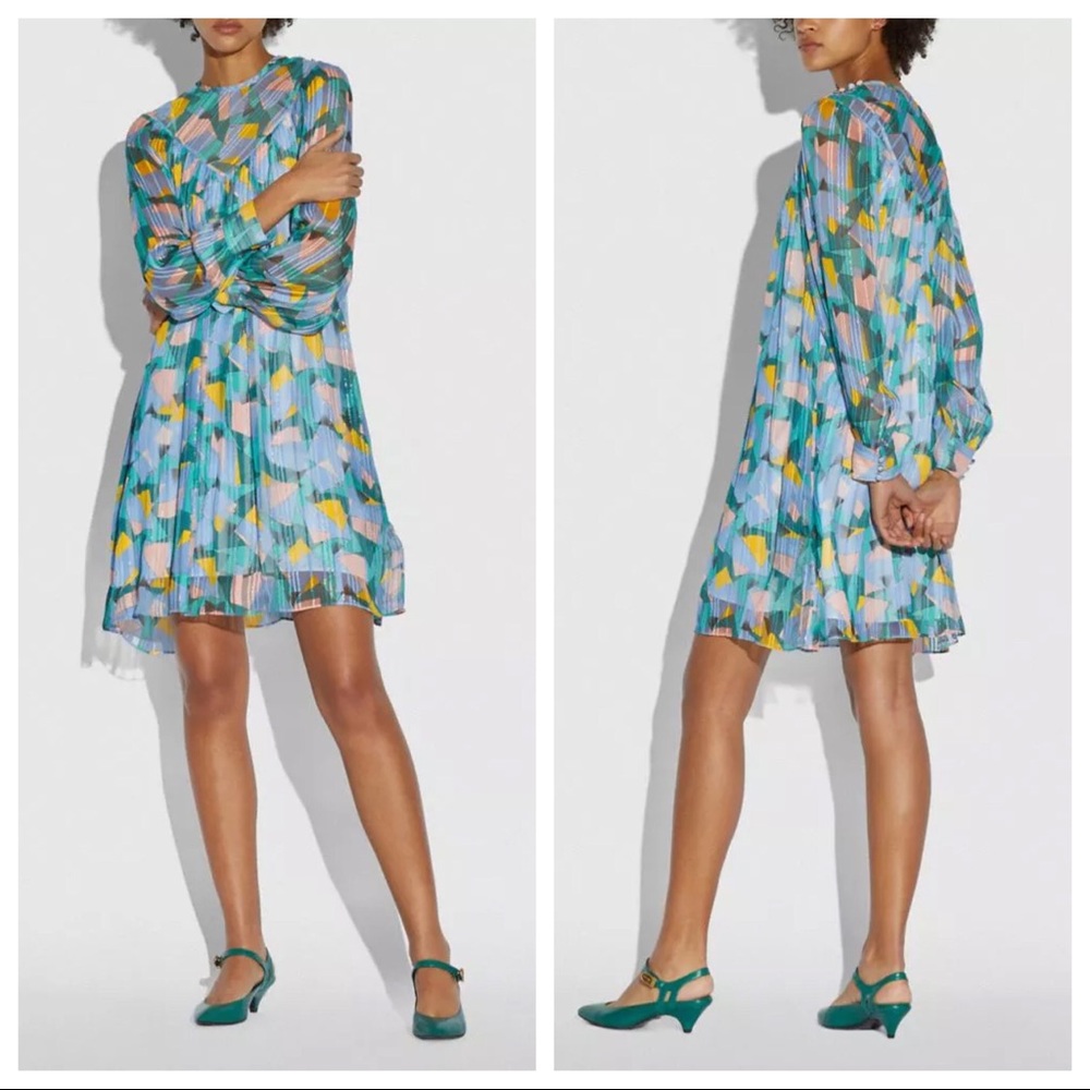 Coach 1941 Bold Geo Yoke Mini Dress 4